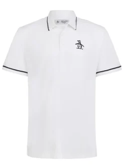 Original Penguin Heritage Oversized Pete Golf Polo - Bright White