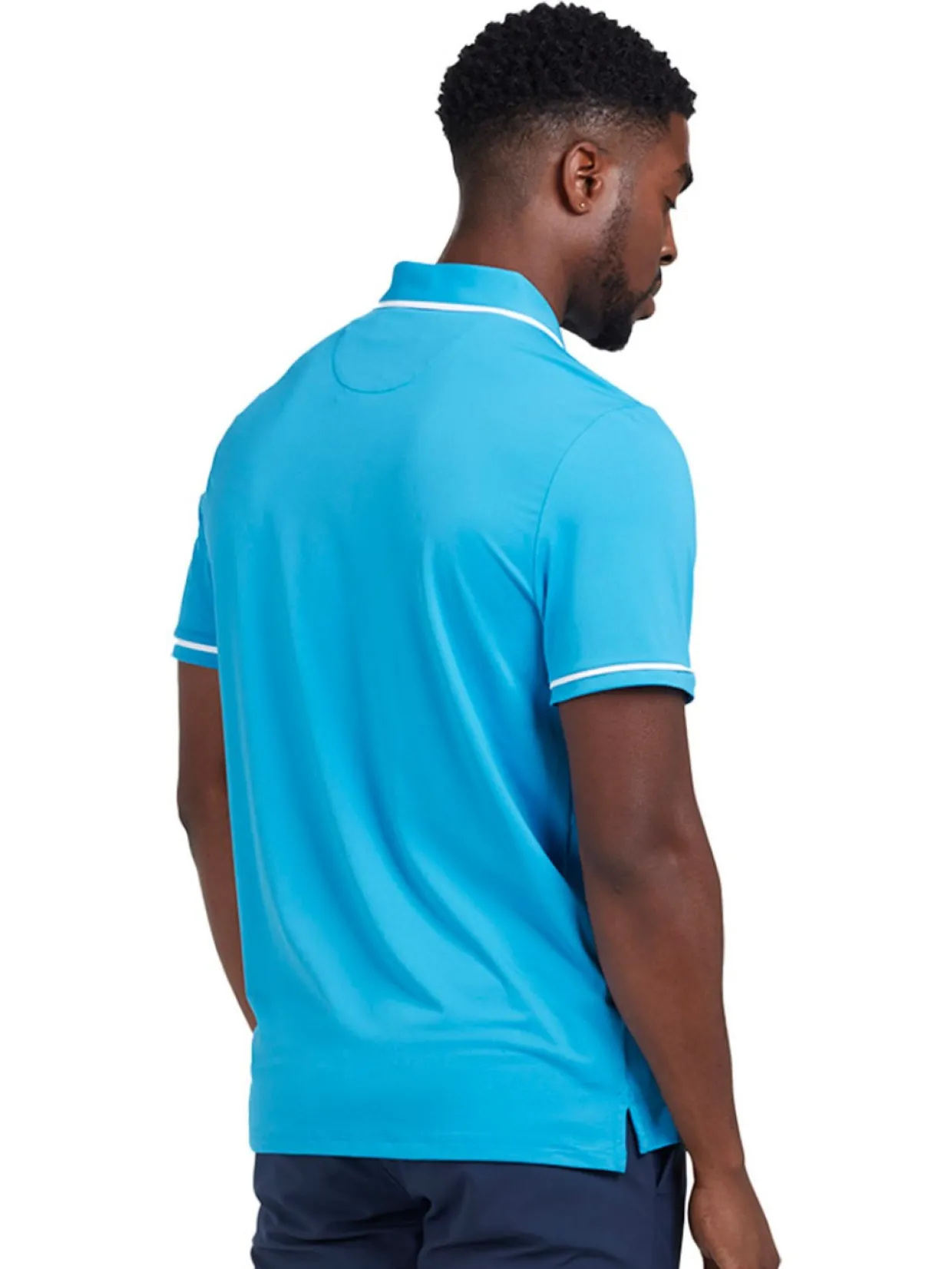 Original Penguin Heritage Oversized Pete Golf Polo - Mediterranean Blue