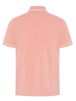 Original Penguin Heritage Oversized Pete Golf Polo - Strawberry Pink