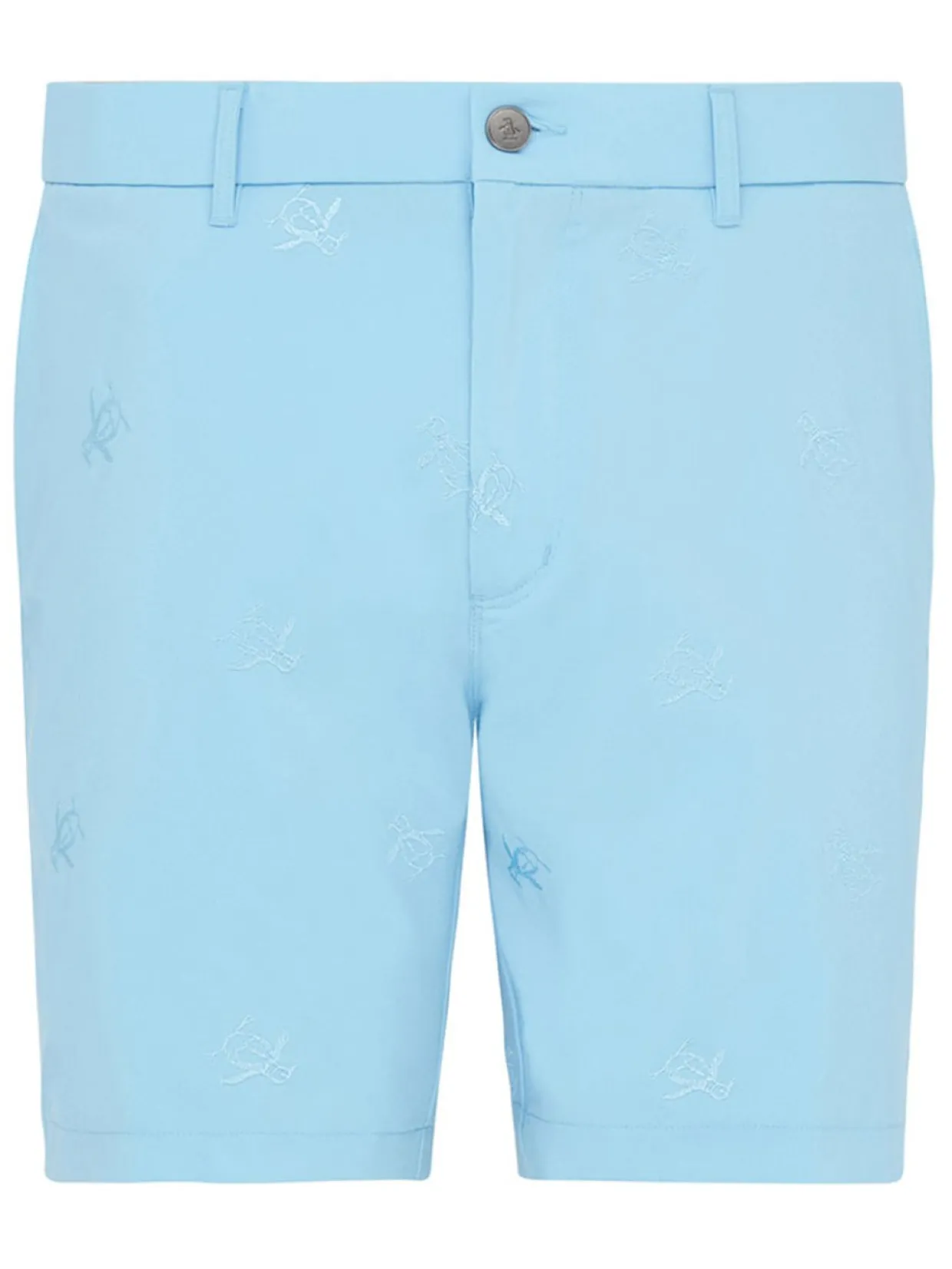Original Penguin Pete Embroidered Golf Shorts - Aquarius