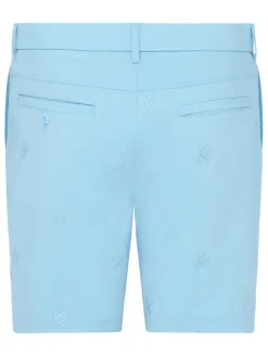 Original Penguin Pete Embroidered Golf Shorts - Aquarius