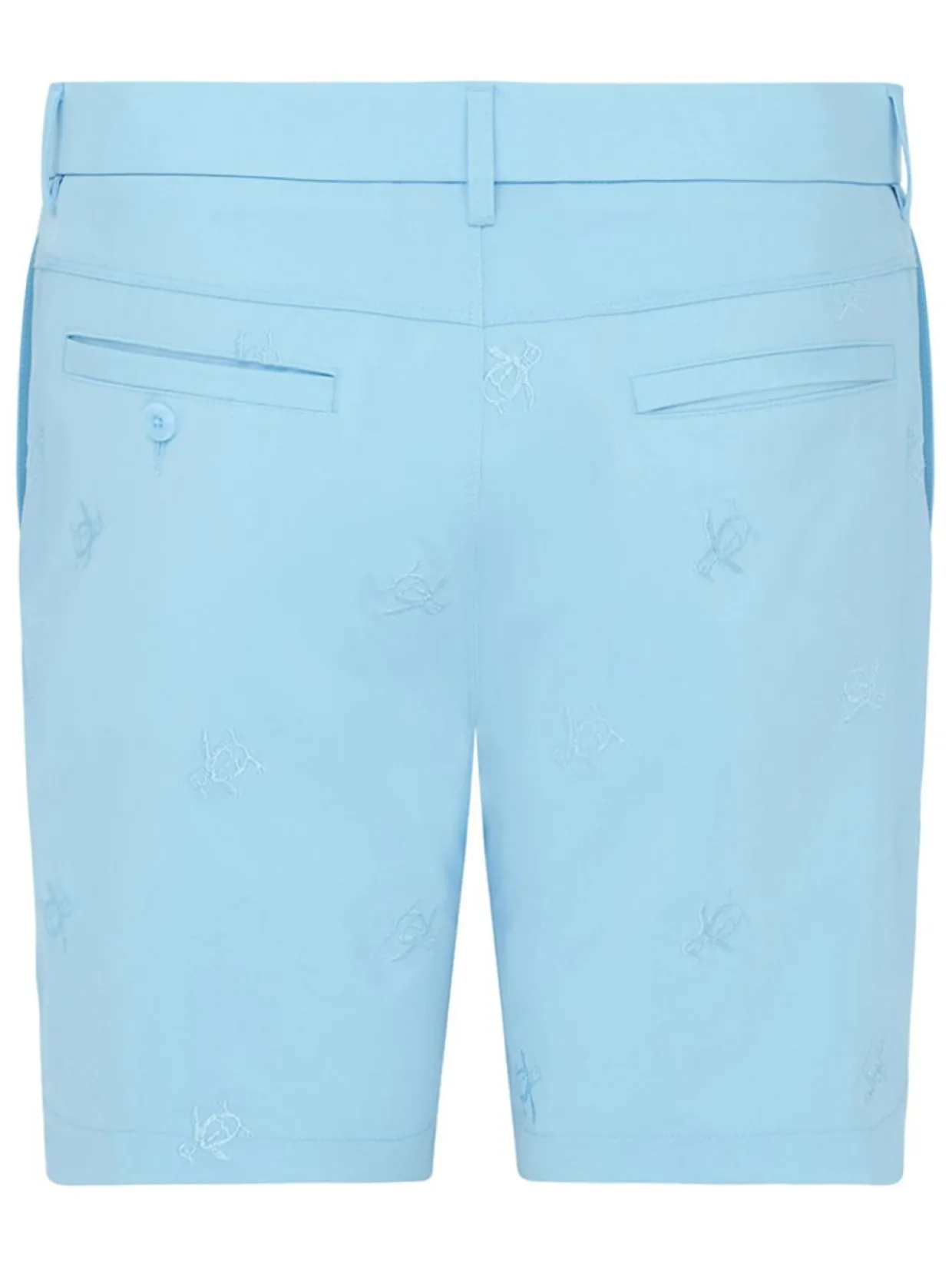 Original Penguin Pete Embroidered Golf Shorts - Aquarius
