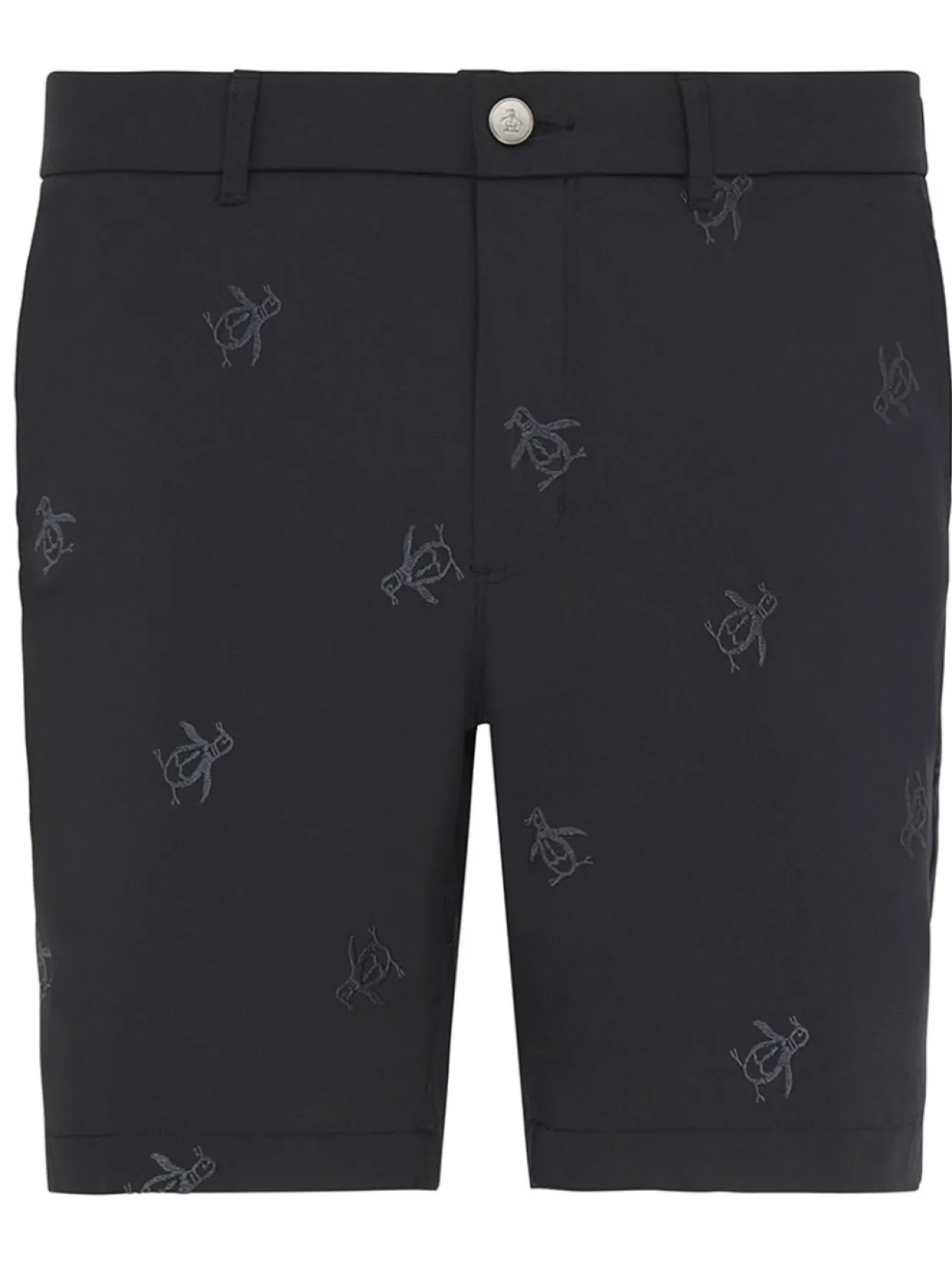 Original Penguin Pete Embroidered Golf Shorts - Caviar