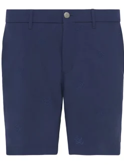 Original Penguin Pete Embroidered Golf Shorts - Black Iris