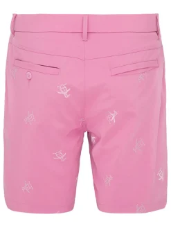 Original Penguin Pete Embroidered Golf Shorts - Rose Bouquet
