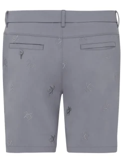 Original Penguin Pete Embroidered Golf Shorts - Quiet Shade