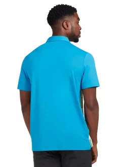Original Penguin Pete On The Course Novelty Print Polo - Mediterranean Blue