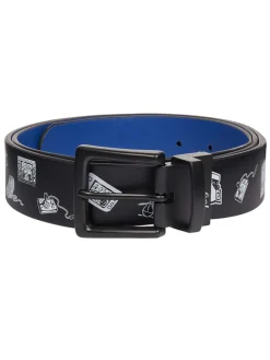 Original Penguin Retro Arcade Printed Golf Belt - Bluing