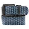 Original Penguin Reversible All Over Pete Printed Belt - Black Iris