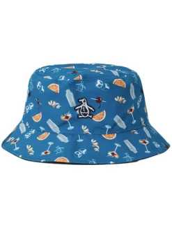 Original Penguin Reversible Cocktail Print Bucket Hat