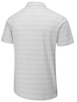 Ping Alexander Tailored Fit Polo - White/Griffin