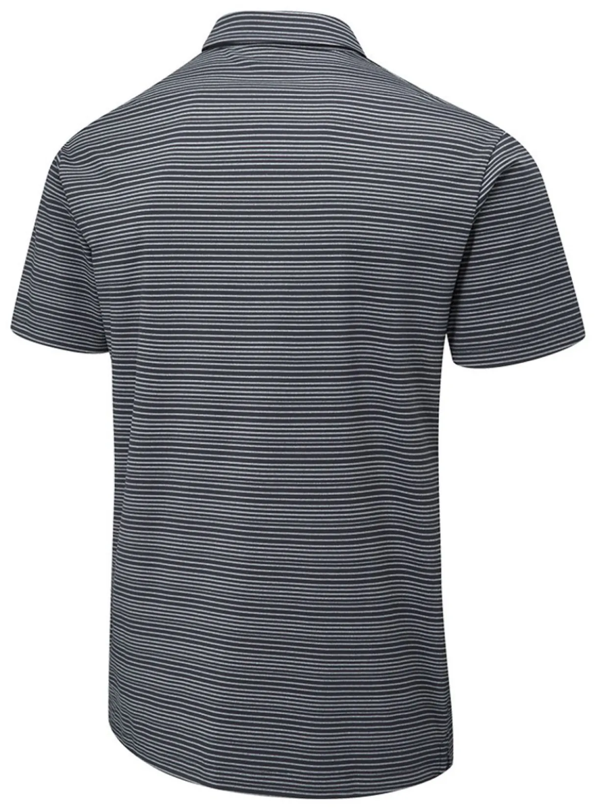 Ping Alexander Tailored Fit Polo - Navy/Silver