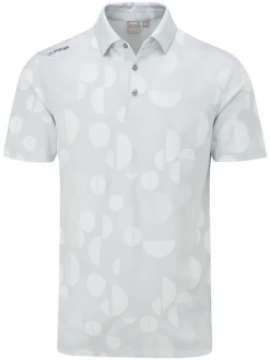 Ping Jay Tailored Fit Polo - Pearl Grey