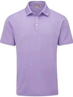 Ping Lindum Tailored Fit Polo - Violet