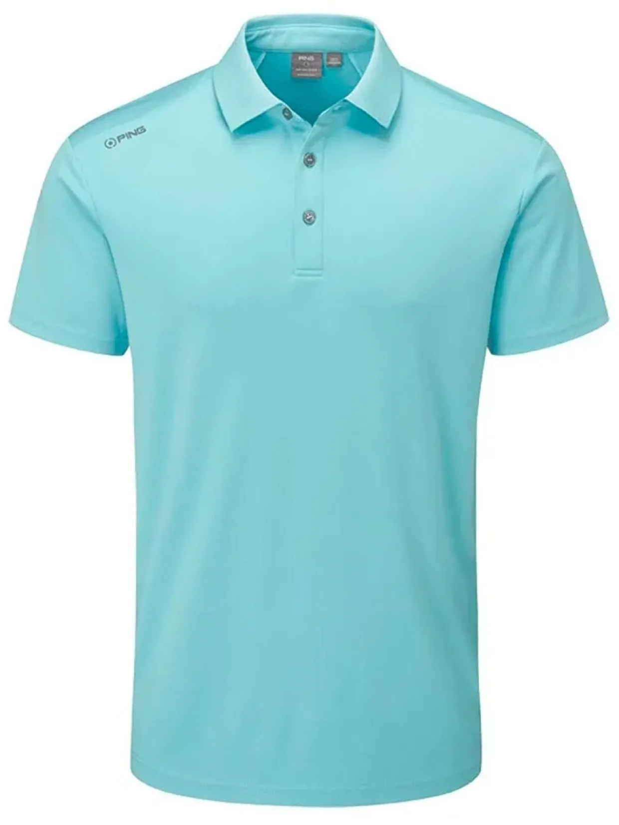 Ping Lindum Tailored Fit Polo - Sky Blue