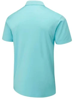 Ping Lindum Tailored Fit Polo - Sky Blue