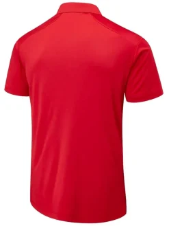 Ping Lindum Tailored Fit Polo - Rich Red