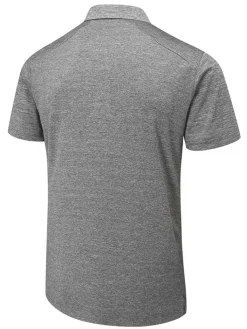 Ping Lindum Tailored Fit Polo - Charcoal Marl