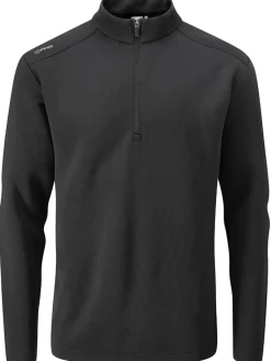 Ping Ramsey 1/2 Zip Ribbed Fleece - Black