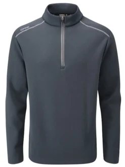 Ping Ramsey 1/2 Zip Ribbed Fleece - Navy