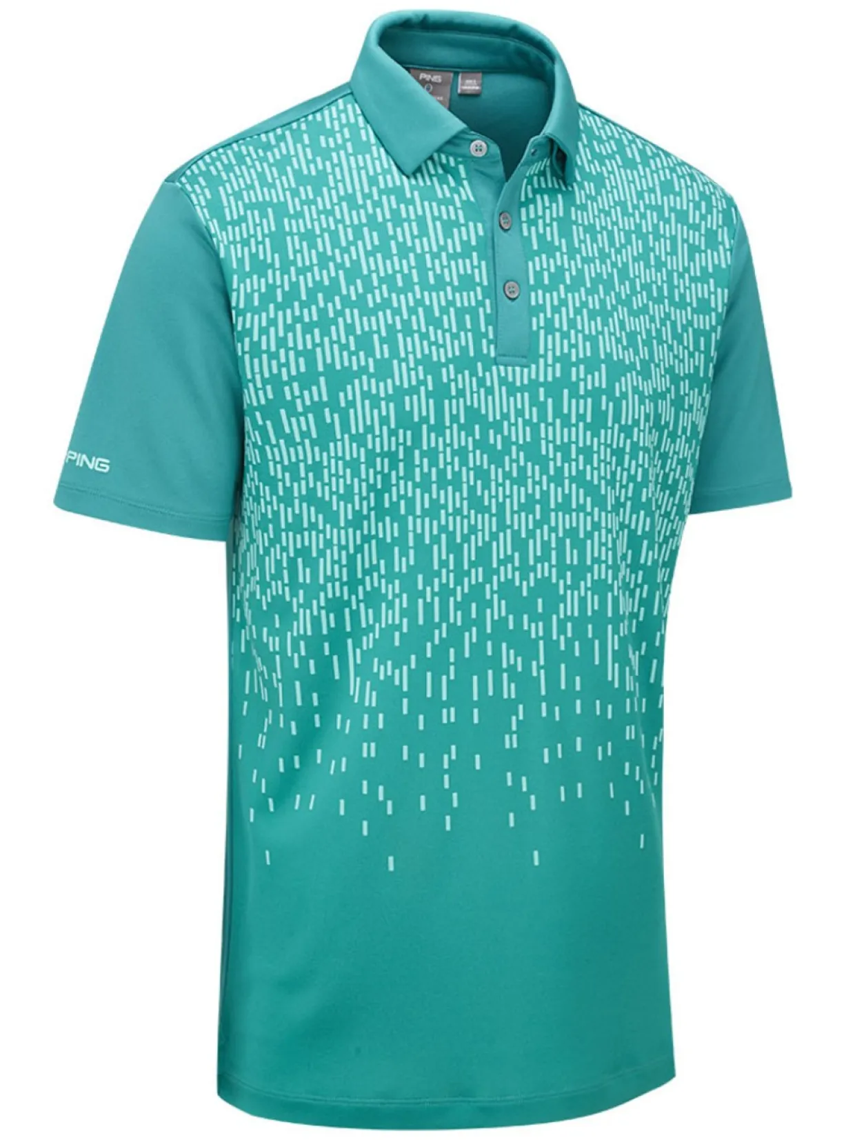 Ping Ratio Tailored Fit Polo - Everglade Multi