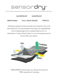 Ping Sensordry Waterproof Pant - Black