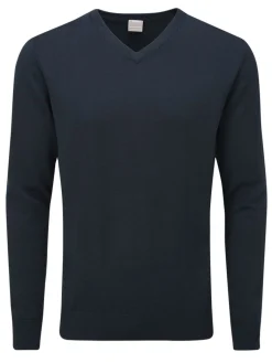 Ping Sensorwarm Sullivan V-Neck Sweater - Navy