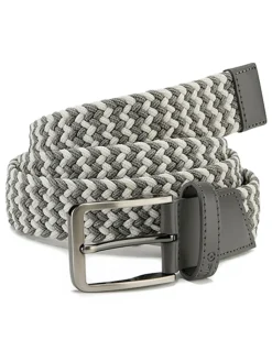 Ping Stretch Webbing Belt - Stone Multi