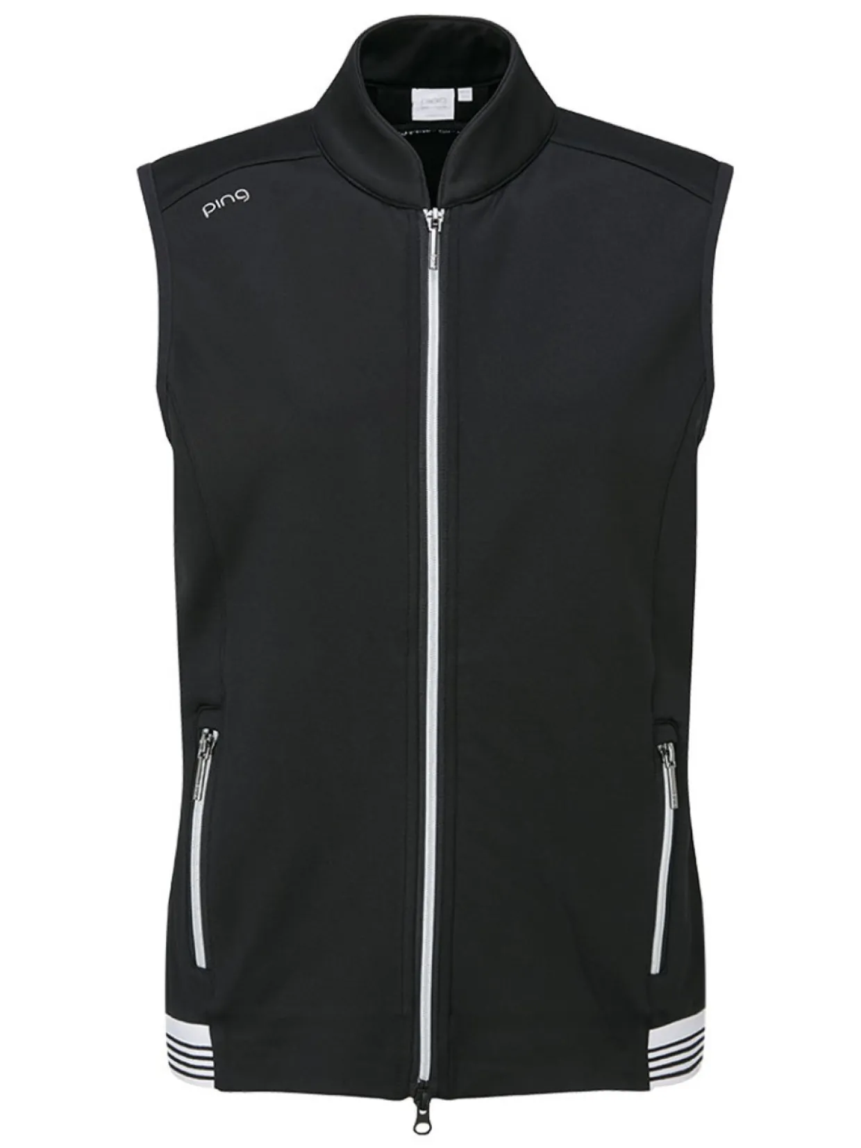 Ping Women'S Dot Vest - Black/White