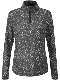 Ping Women'S Lois Printed Long Sleeve Polo - Black Multi