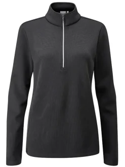 Ping Women'S Lyla Half Zip Fleece - Black