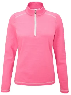 Ping Women'S Sonya Half Zip Fleece - Flamingo