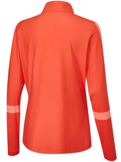 Ping Women'S Tamara Long Sleeve Polo - Flame/Melon