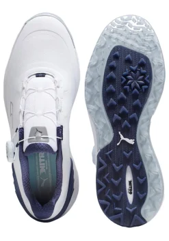 Puma Alphacat Nitro Disc Golf Shoes - Puma White/Puma Navy/Ash Grey