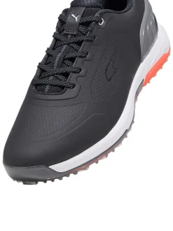 Puma Alphacat Nitro Golf Shoes - Puma Black/Quiet Shade/Red Blast