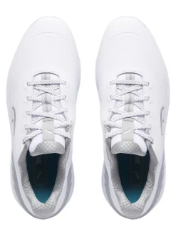 Puma Alphacat Nitro Golf Shoes - Puma White/Flat Light Grey/Puma Silver