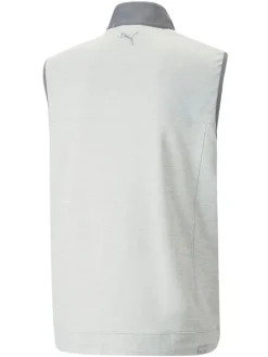 Puma Cloudspun Colorblock Golf Vest - Quiet Shade/High Rise Heather