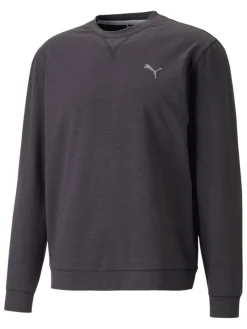 Puma Cloudspun Heather Golf Sweatshirt - Puma Black Heather