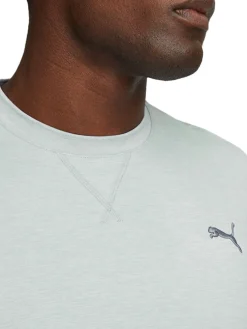 Puma Cloudspun Heather Golf Sweatshirt - High Rise Heather