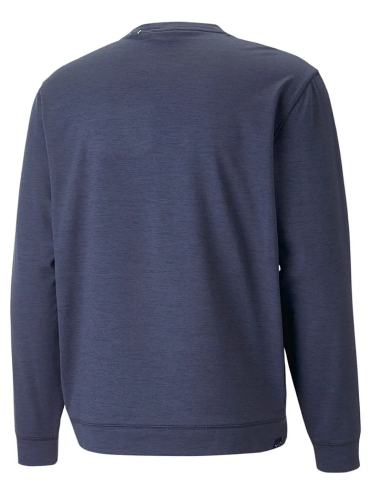 Puma Cloudspun Heather Golf Sweatshirt - Navy Blazer Heather