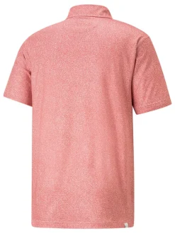 Puma Cloudspun Primary Golf Polo - Heartfelt