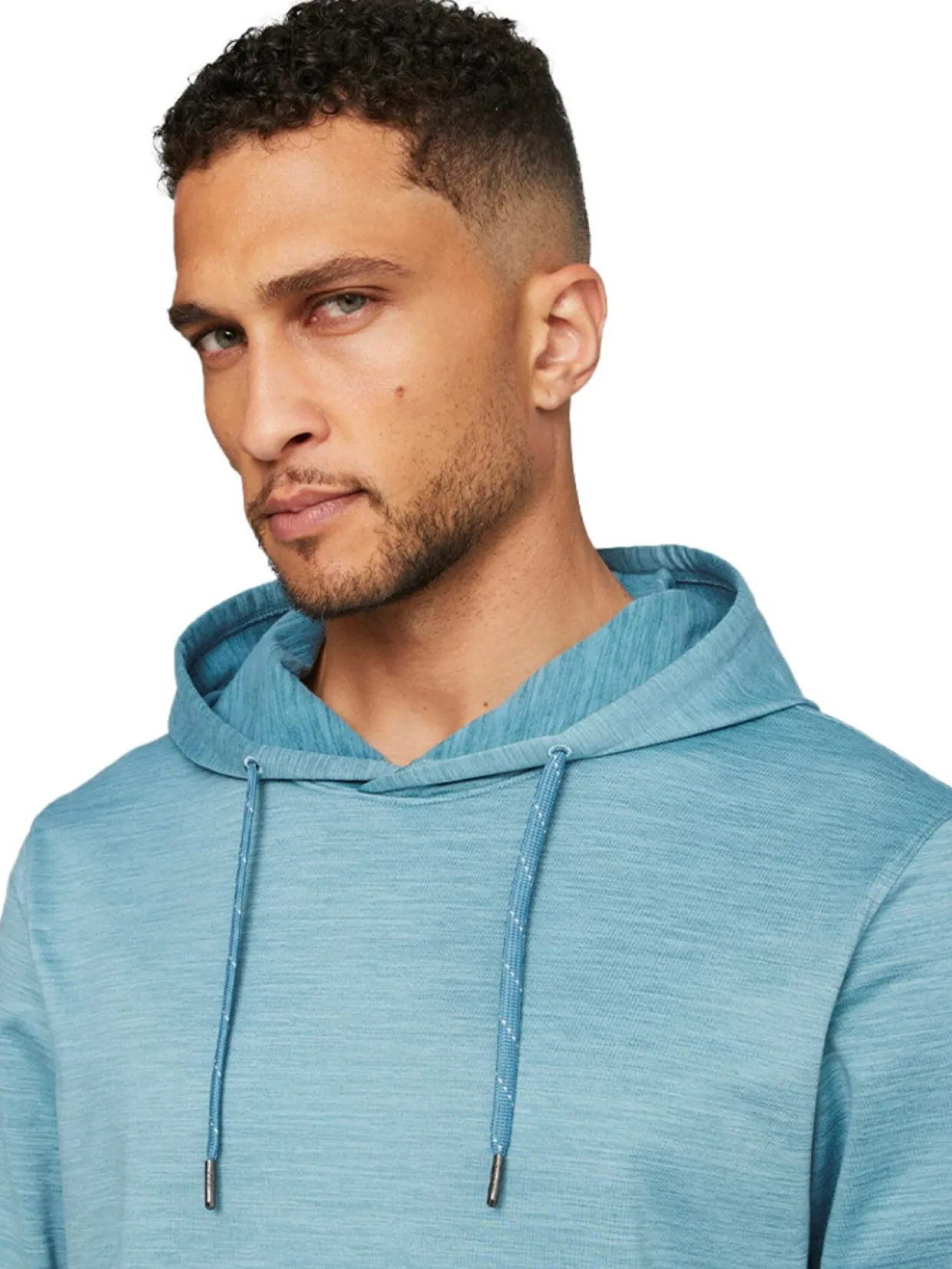 Puma Cloudspun Progress Golf Hoodie - Bold Blue Heather