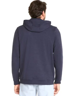 Puma Cloudspun Progress Golf Hoodie - Navy Blazer Heather