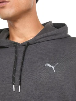 Puma Cloudspun Progress Golf Hoodie - Puma Black Heather