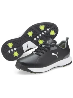Puma Fusion Fx Wide Golf Shoes - Puma Black/Puma Silver/Quiet Shade