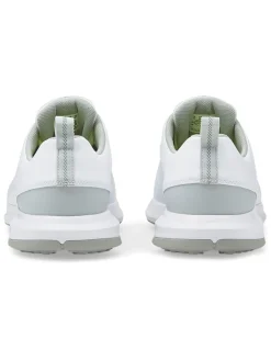 Puma Fusion Fx Wide Golf Shoes - Puma White/Puma Silver/High Rise