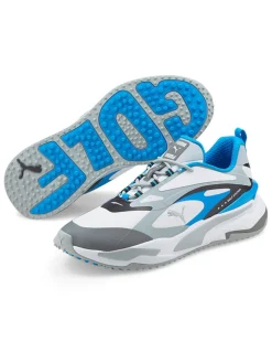 Puma Gs-Fast Golf Shoes - Puma White/Quarry/Ocean Dive