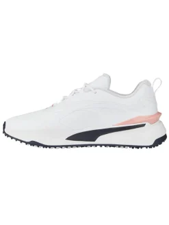 Puma Gs-Fast Golf Shoes - Puma White/Navy Blazer/Flamingo Pink