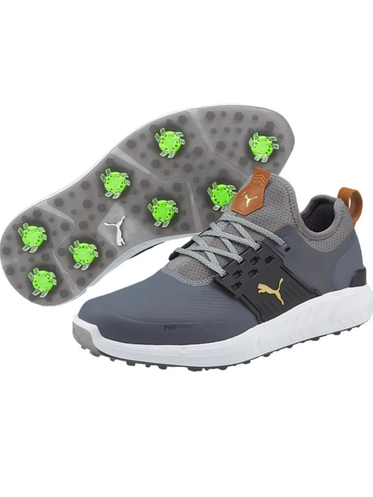 Puma Ignite Articulate Wide Golf Shoes - Puma Black/Quiet Shade