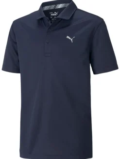 Puma Jr Boys Essential Polo - Navy Blazer